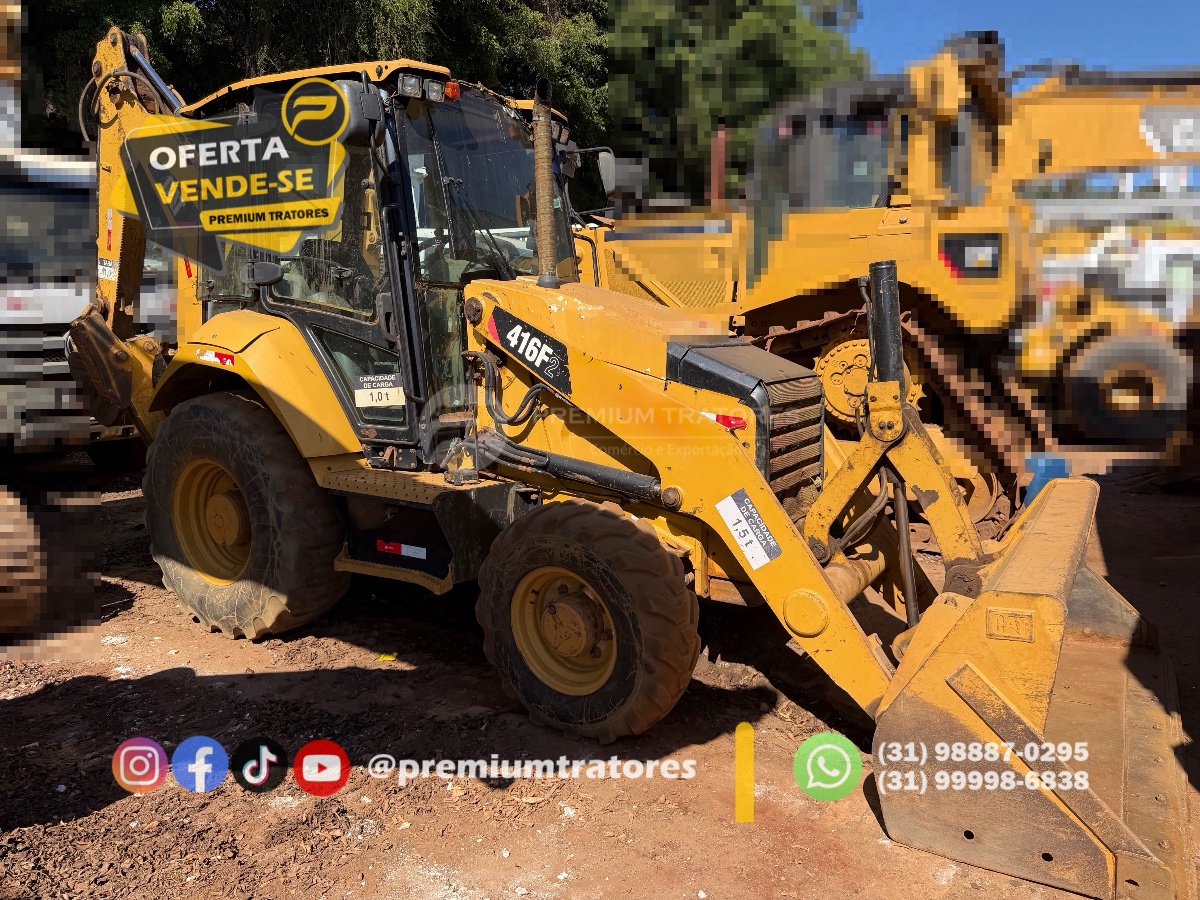 Retroescavadeira Caterpillar 416F2 2016