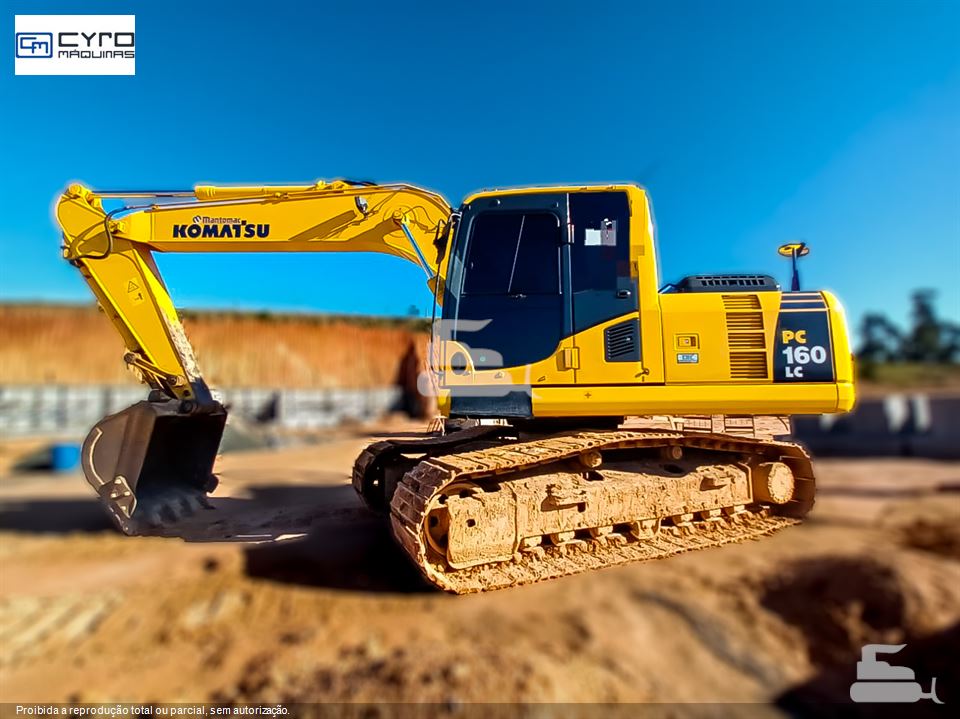 Escavadeira Komatsu PC160 2018