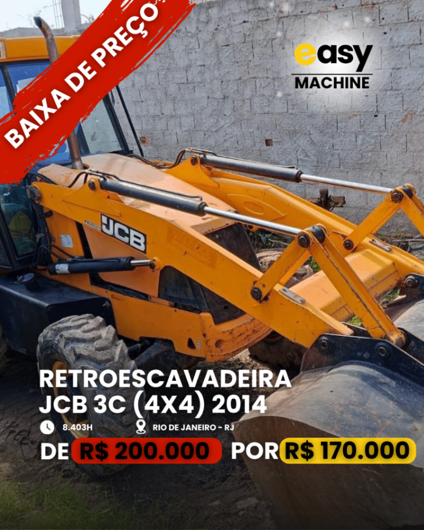 Retroescavadeira JCB 3C (4X4) 2014