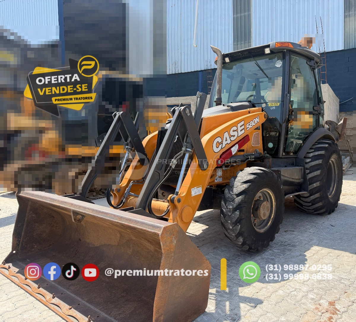 Retroescavadeira Case 580N 2022