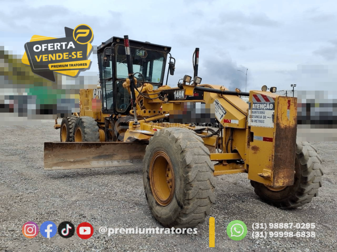 Motoniveladora Caterpillar 140K 2022