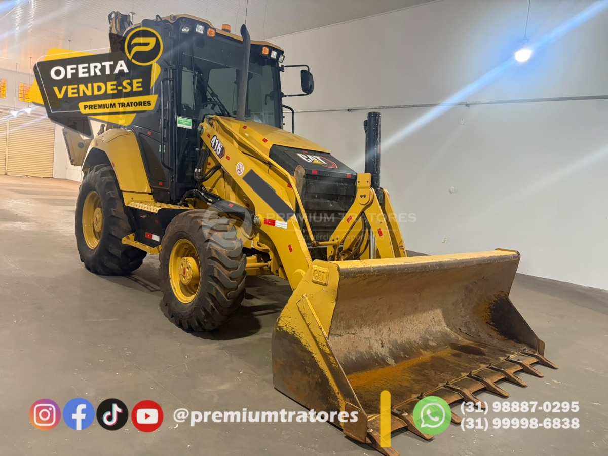 Retroescavadeira Caterpillar 416 4X4 2025