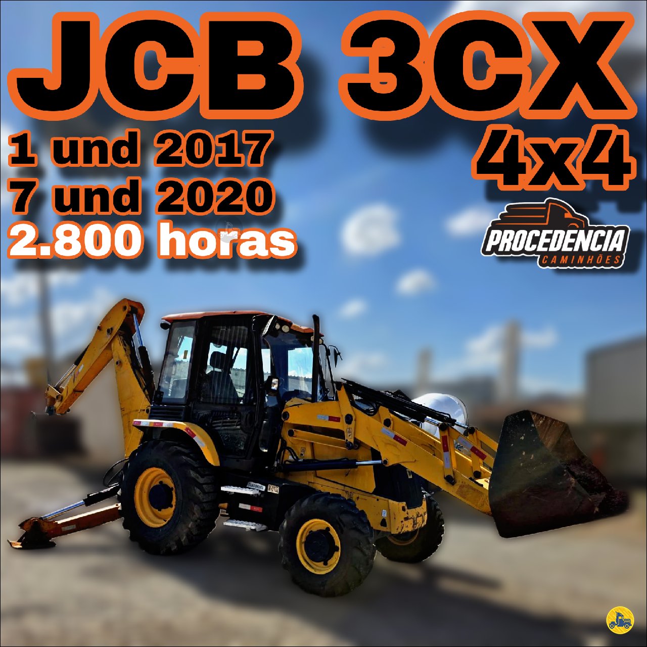Retroescavadeira JCB 3CX 2020