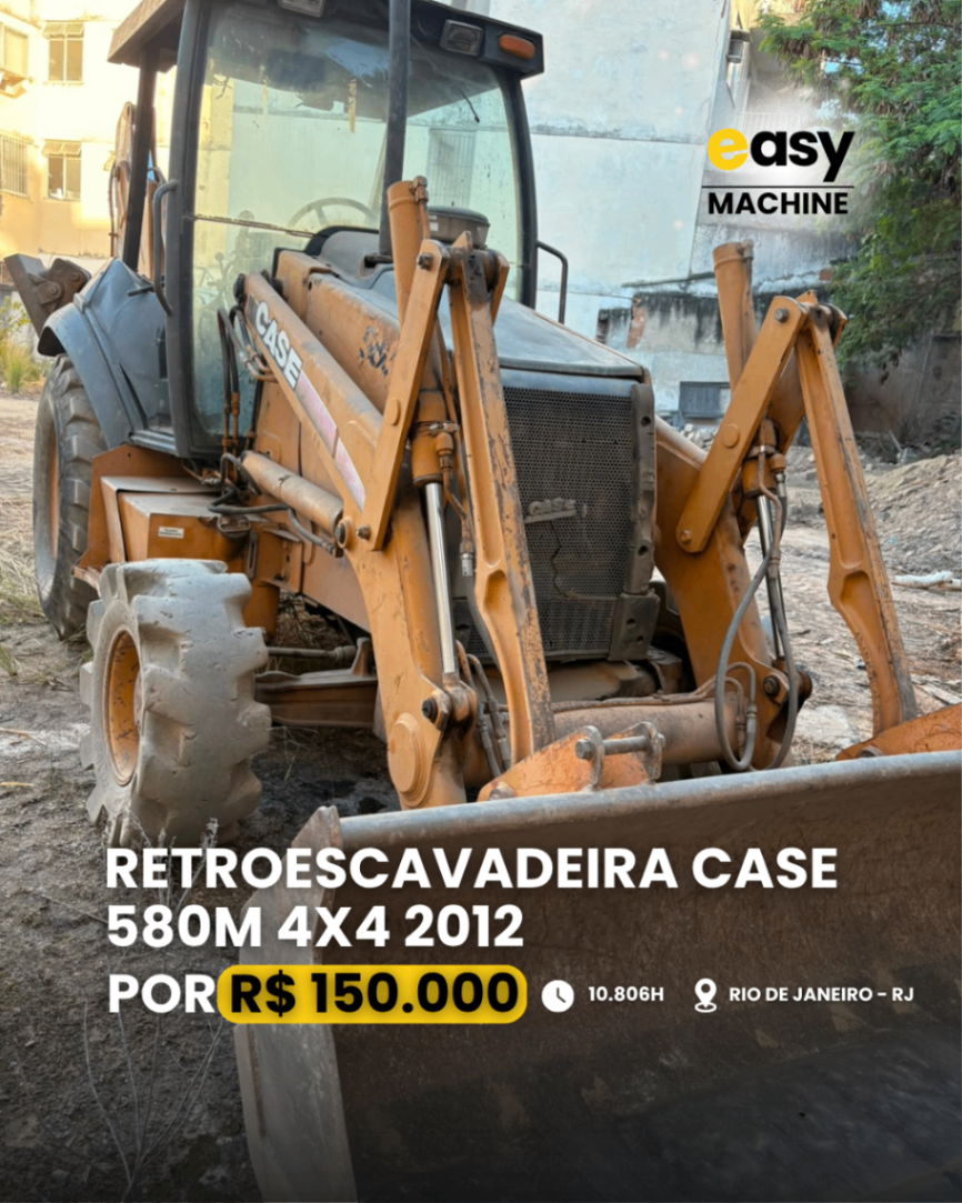 Retroescavadeira Case 580M 2012