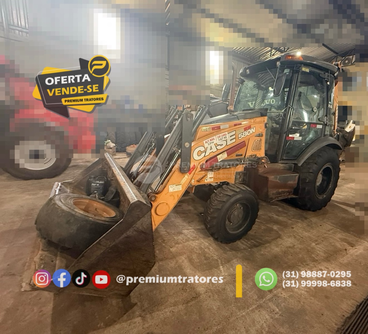 Retroescavadeira Case 580N 2019