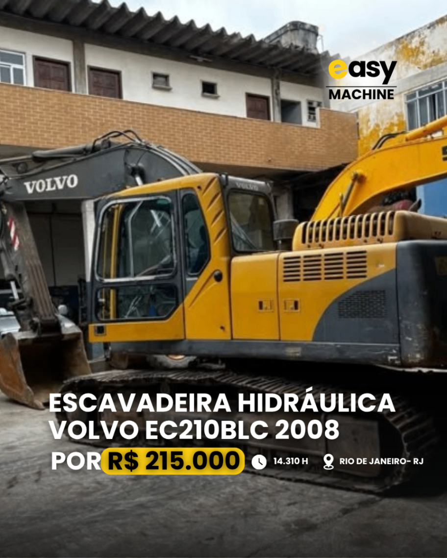 Escavadeira Volvo EC210BLC 2008