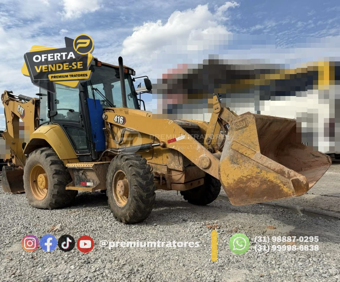 Retroescavadeira Caterpillar 416 2022