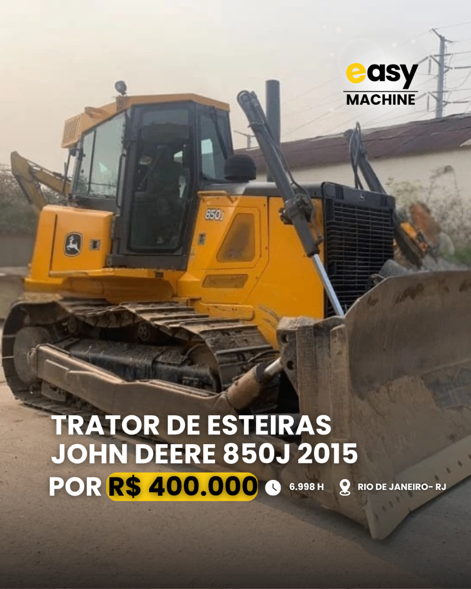 Trator de esteira John Deere 850J 2015
