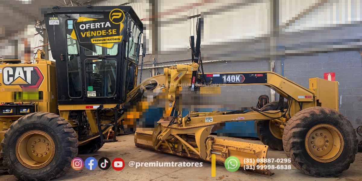 Motoniveladora Caterpillar 140K 2019