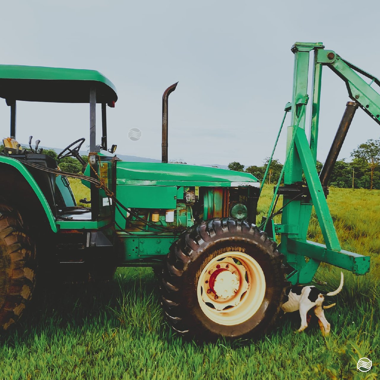 Trator agrícola John Deere 7505 2002