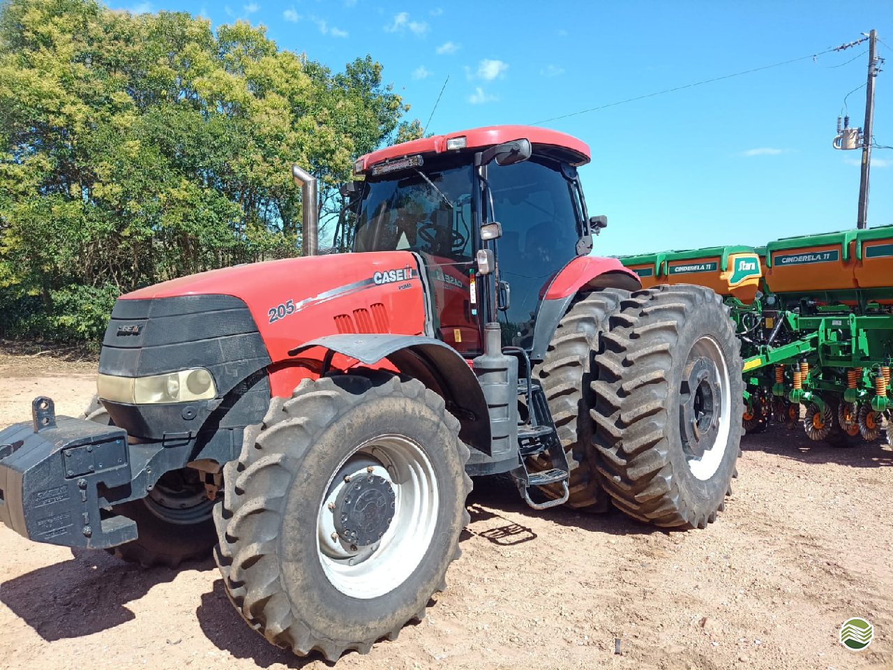 Trator agrícola Case PUMA 205 2014