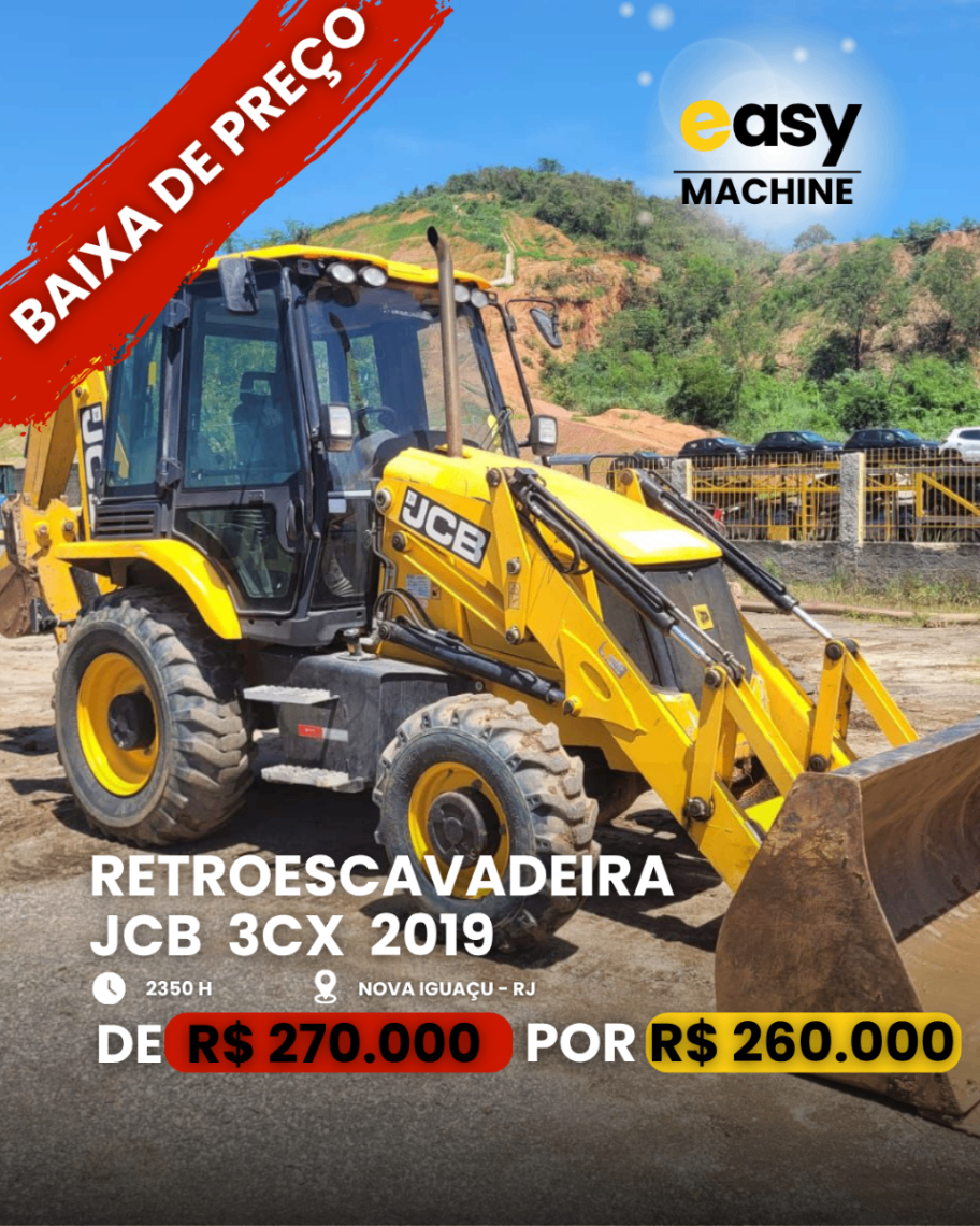 Retroescavadeira JCB 3CX 4X4 2019