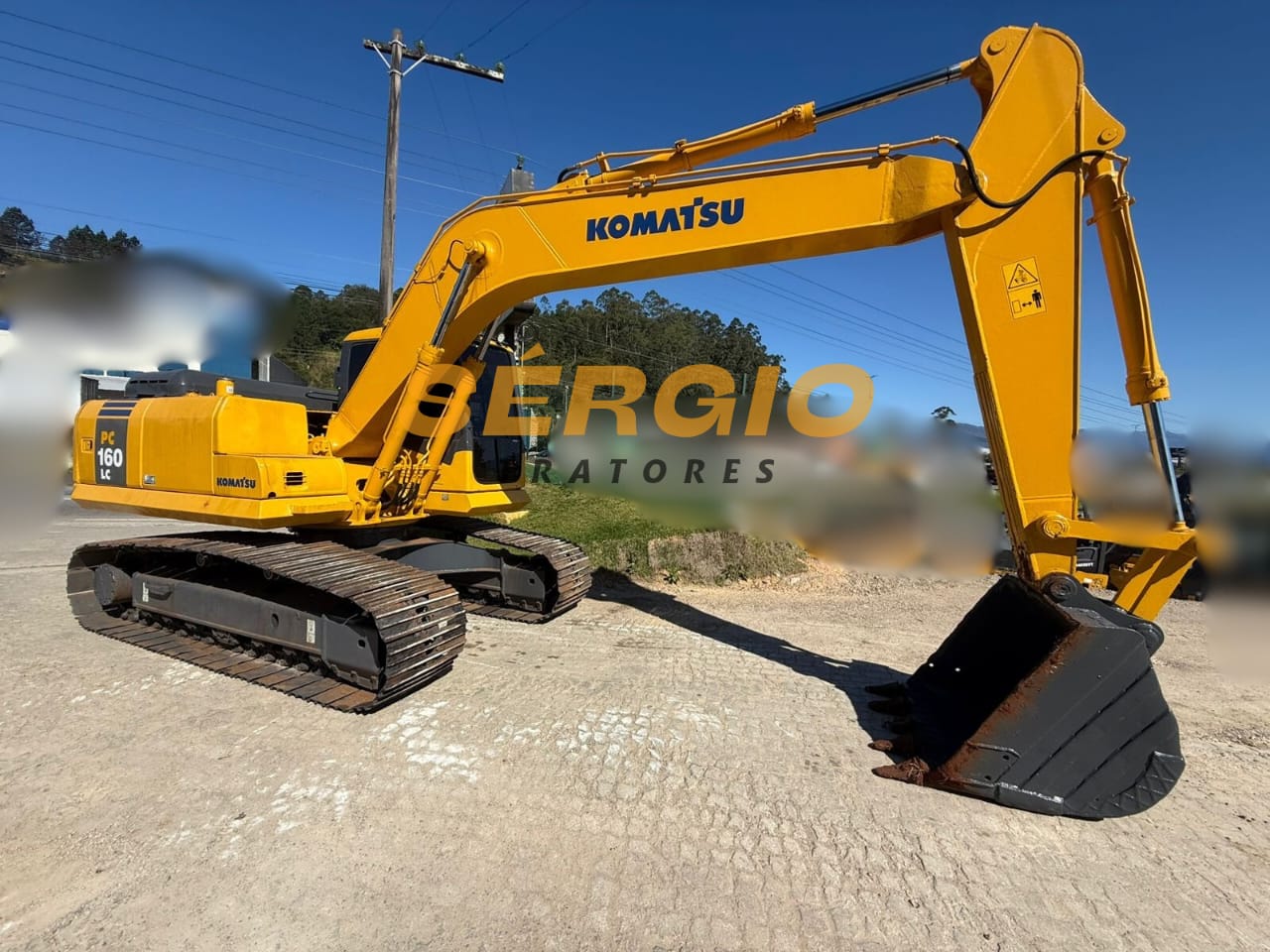 Escavadeira Komatsu PC160 2012